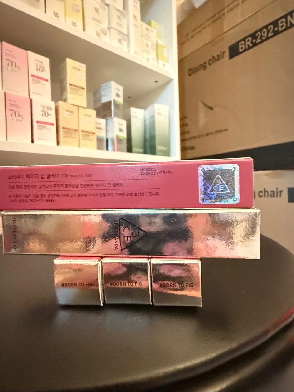3ce hazy lip clay #born to fig